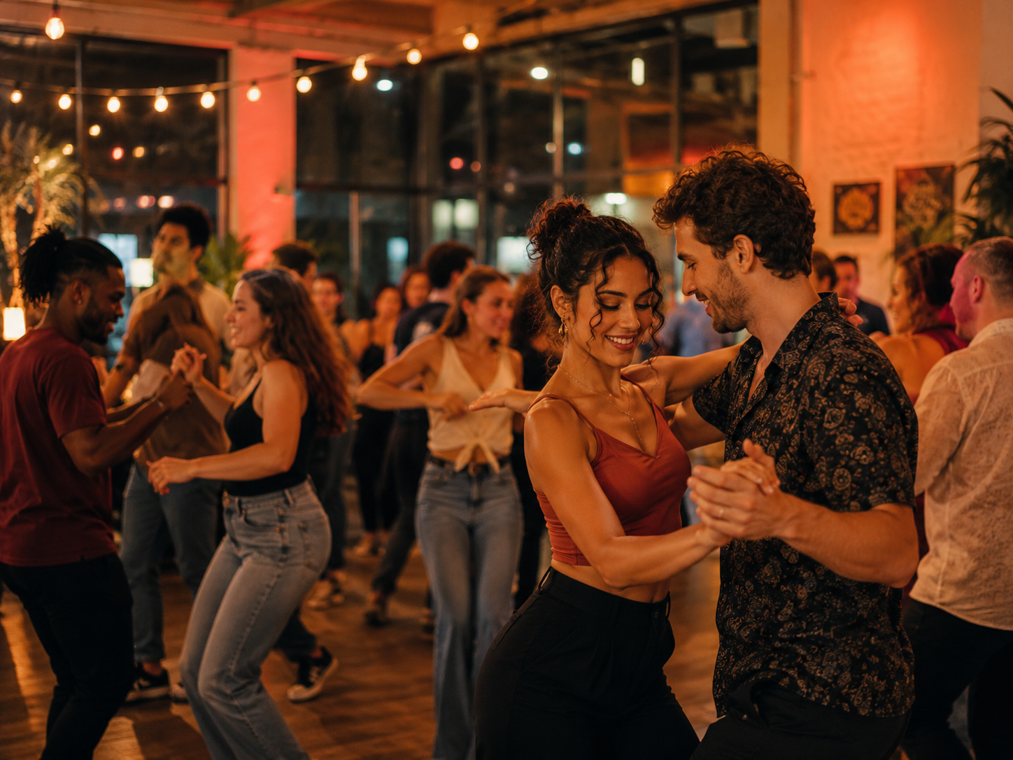 Salsa-Abend im Glashaus: Tanzen auf dem Campus