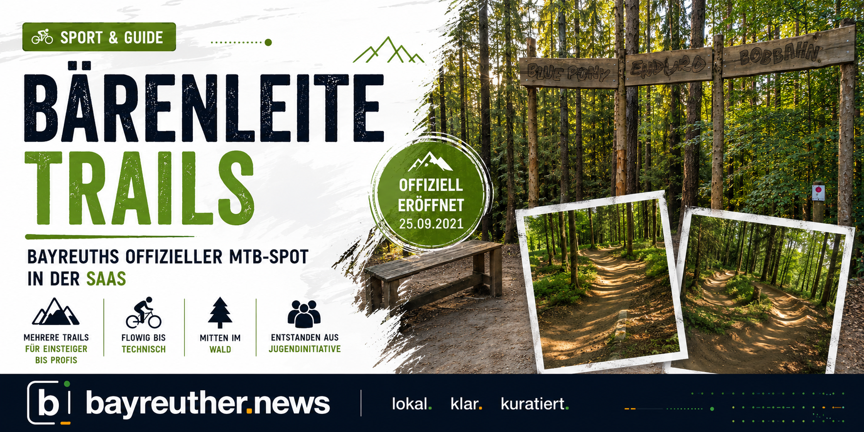 Bärenleite Trails: Bayreuths offizieller Mountainbike-Spot in der Saas